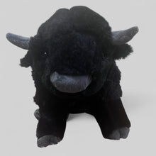 Load image into Gallery viewer, FRST Bison Stuffie Black Velvet Fabric
